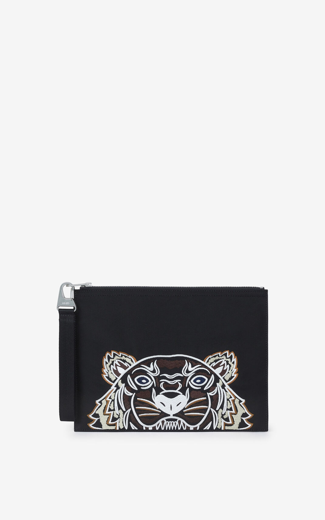 Kenzo Large canvas Kampus Tiger Clutch Torbe Muške - Crne - Hrvatska ZCFMAR348